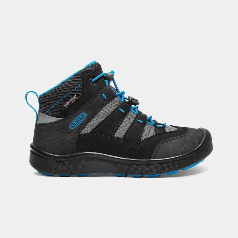 Keen Hikeport Waterproof Mid - Çocuk Trekking Bot - Siyah/Mavi - Türkiye (275841BPE)